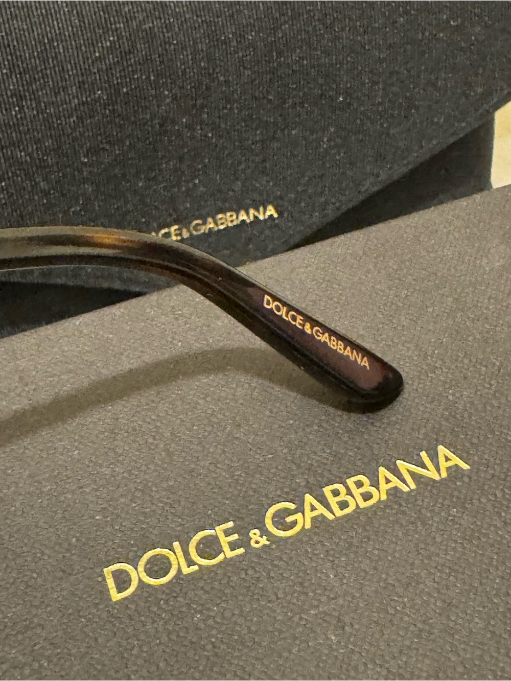 NWT Dolce & Gabbana Gold DG2279 Square Sunglasses - Full Set - Picture 9 of 17